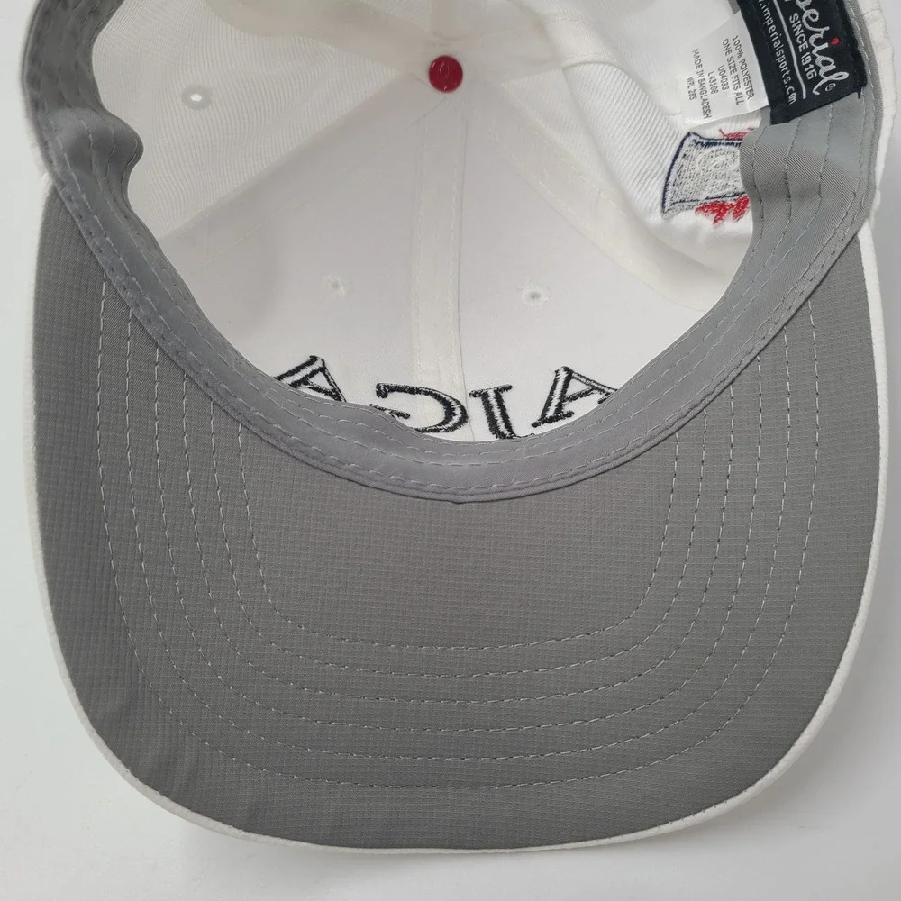 Club at Carlton Woods Hat Adjustable Imperial White AJGA Golf Course Logo Men